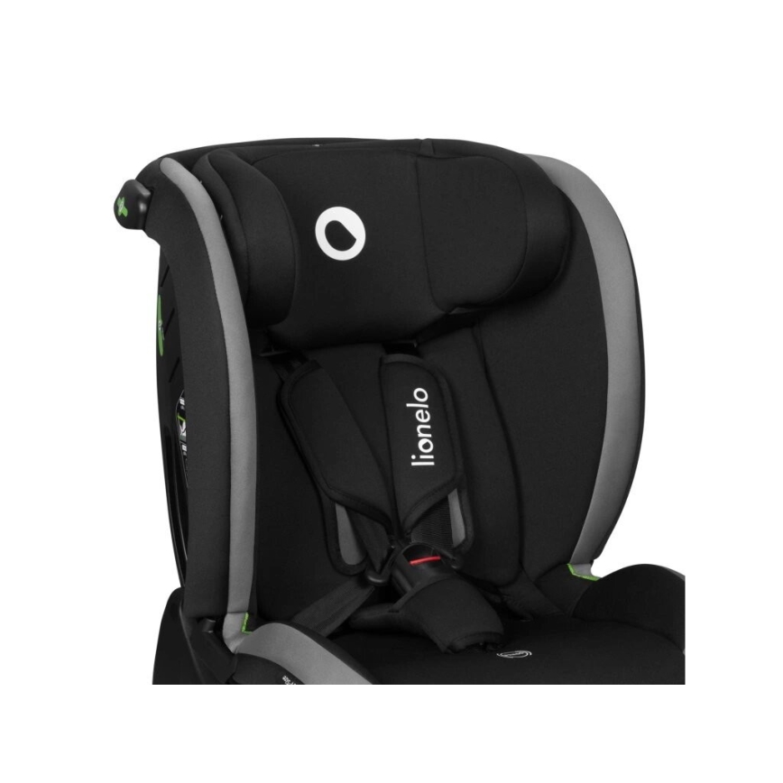 Lionelo - Cadeira auto AART i-Tamanho 40-150 cm preto/cinzento