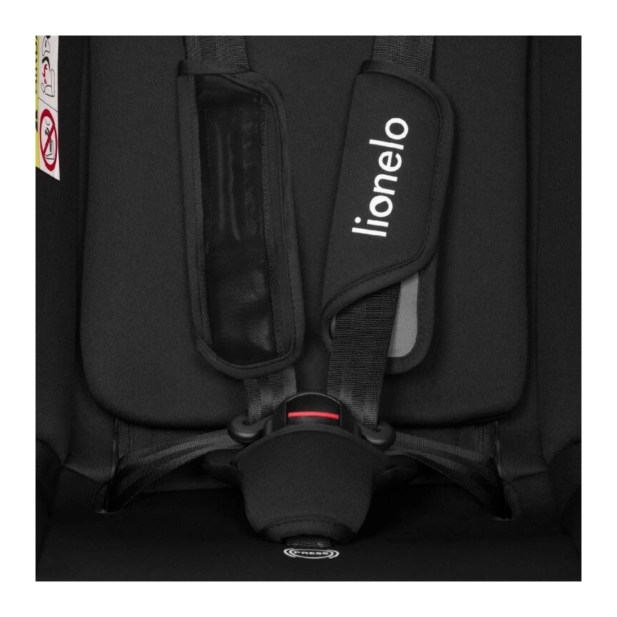 Lionelo - Cadeira auto AART i-Tamanho 40-150 cm preto/cinzento