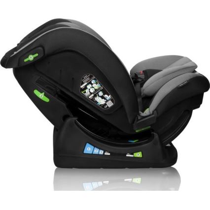 Lionelo - Cadeira auto AART i-Tamanho 40-150 cm preto/cinzento