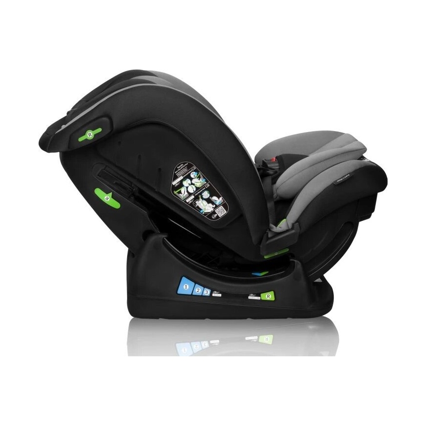 Lionelo - Cadeira auto AART i-Tamanho 40-150 cm preto/cinzento