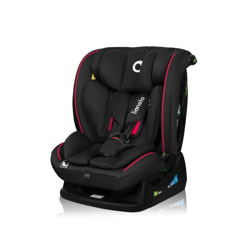 Lionelo - Cadeira auto AART i-Tamanho 40-150 cm preto/vermelho