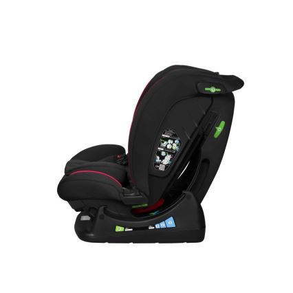 Lionelo - Cadeira auto AART i-Tamanho 40-150 cm preto/vermelho