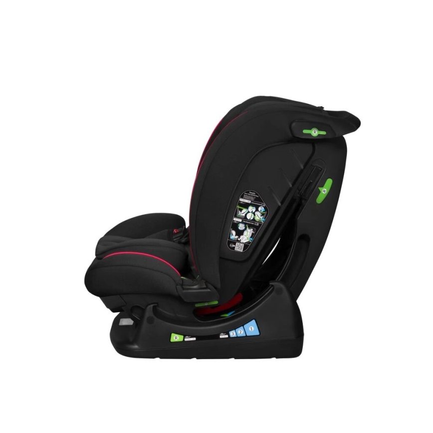 Lionelo - Cadeira auto AART i-Tamanho 40-150 cm preto/vermelho