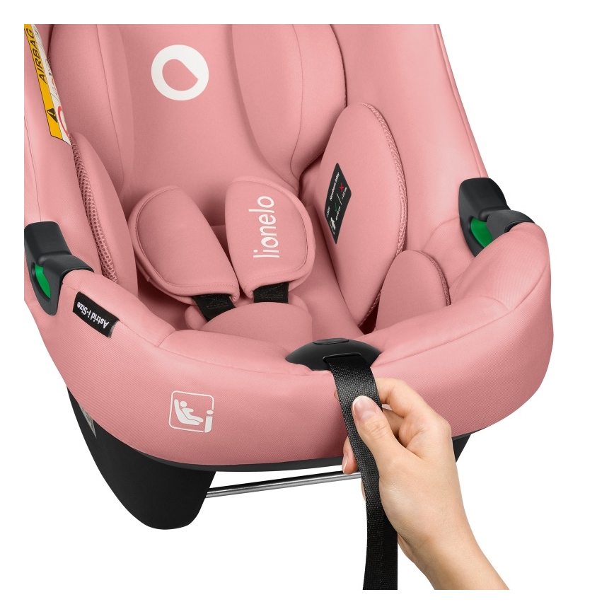 Lionelo - Cadeira Auto ASTRID i-Size 40-87 cm Rosa Coral
