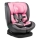 Lionelo - Cadeira auto BASTIAAN i-Tamanho 40-150 cm cinzento/rosa