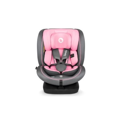 Lionelo - Cadeira auto BASTIAAN i-Tamanho 40-150 cm cinzento/rosa