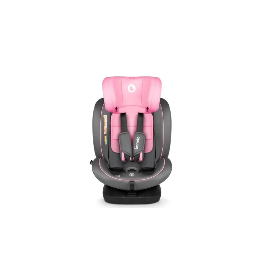 Lionelo - Cadeira auto BASTIAAN i-Tamanho 40-150 cm cinzento/rosa