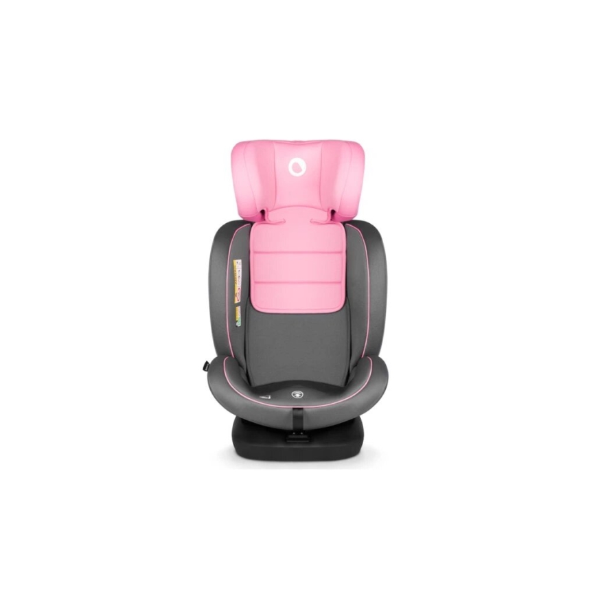 Lionelo - Cadeira auto BASTIAAN i-Tamanho 40-150 cm cinzento/rosa