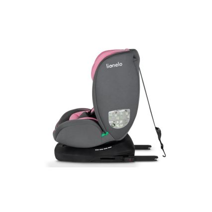 Lionelo - Cadeira auto BASTIAAN i-Tamanho 40-150 cm cinzento/rosa