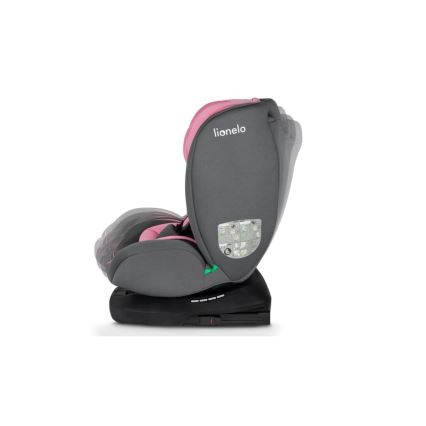 Lionelo - Cadeira auto BASTIAAN i-Tamanho 40-150 cm cinzento/rosa