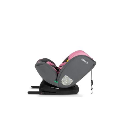 Lionelo - Cadeira auto BASTIAAN i-Tamanho 40-150 cm cinzento/rosa