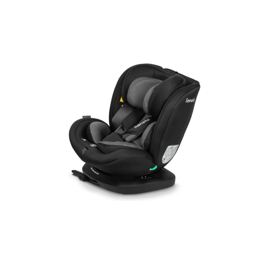 Lionelo - Cadeira auto BASTIAAN i-Tamanho 40-150 cm preto/cinzento