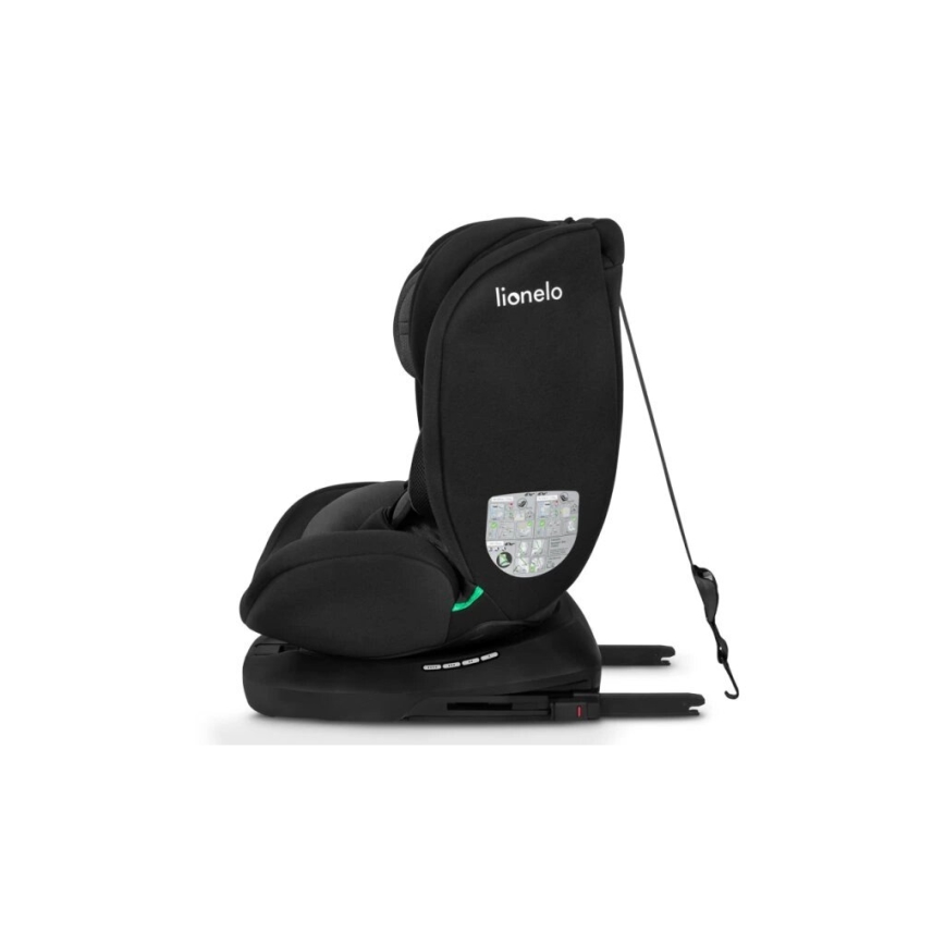 Lionelo - Cadeira auto BASTIAAN i-Tamanho 40-150 cm preto/cinzento