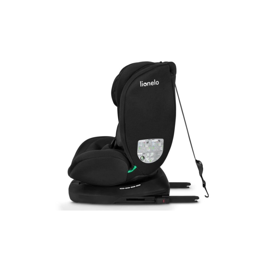 Lionelo - Cadeira auto BASTIAAN i-Tamanho 40-150 cm preto