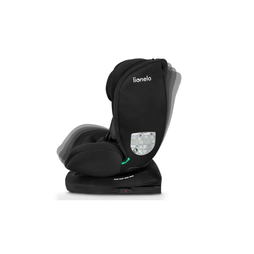 Lionelo - Cadeira auto BASTIAAN i-Tamanho 40-150 cm preto