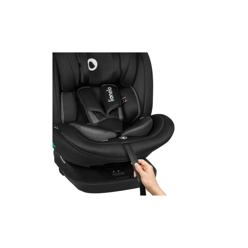 Lionelo - Cadeira auto BASTIAAN i-Tamanho 40-150 cm preto