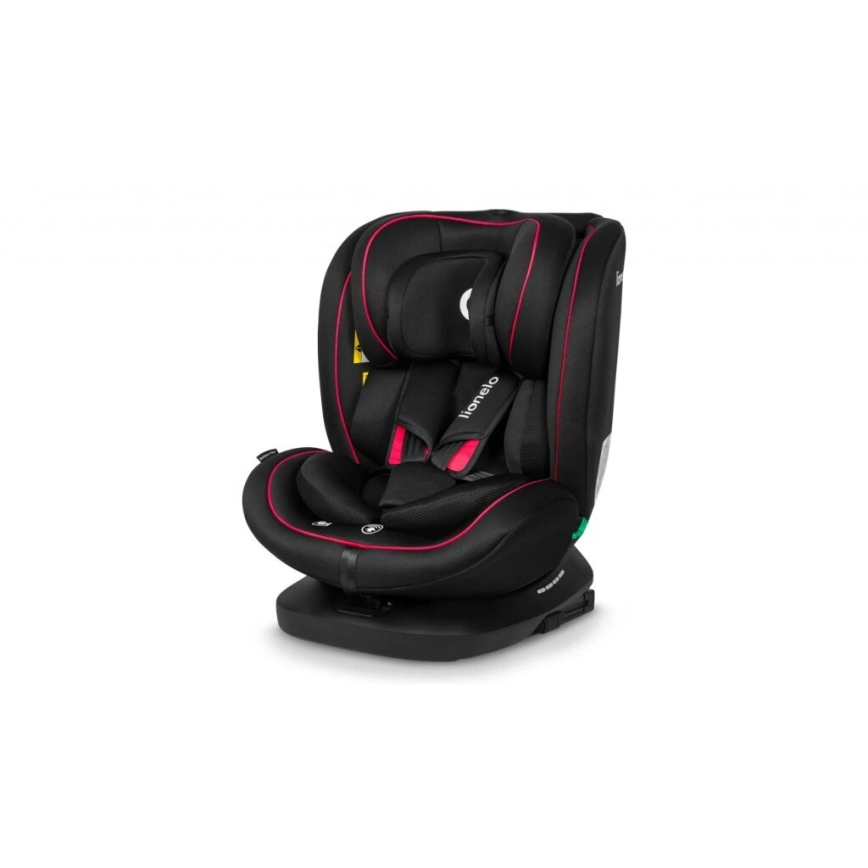 Lionelo - Cadeira auto BASTIAAN i-Tamanho 40-150 cm preto/vermelho