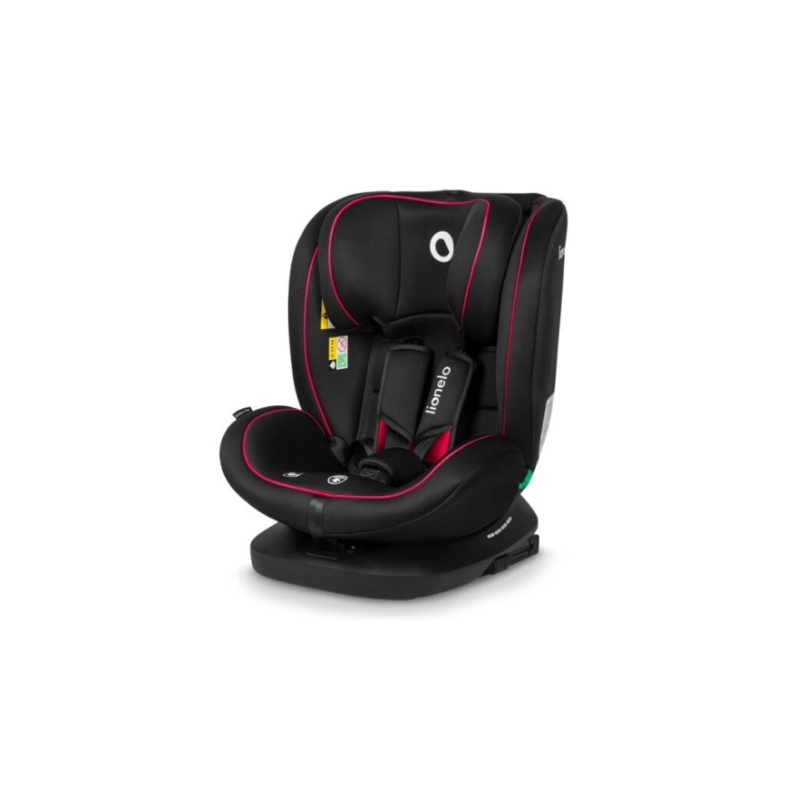 Lionelo - Cadeira auto BASTIAAN i-Tamanho 40-150 cm preto/vermelho
