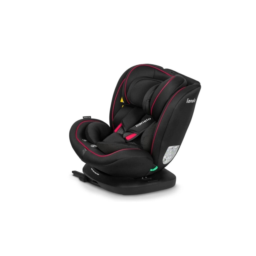 Lionelo - Cadeira auto BASTIAAN i-Tamanho 40-150 cm preto/vermelho