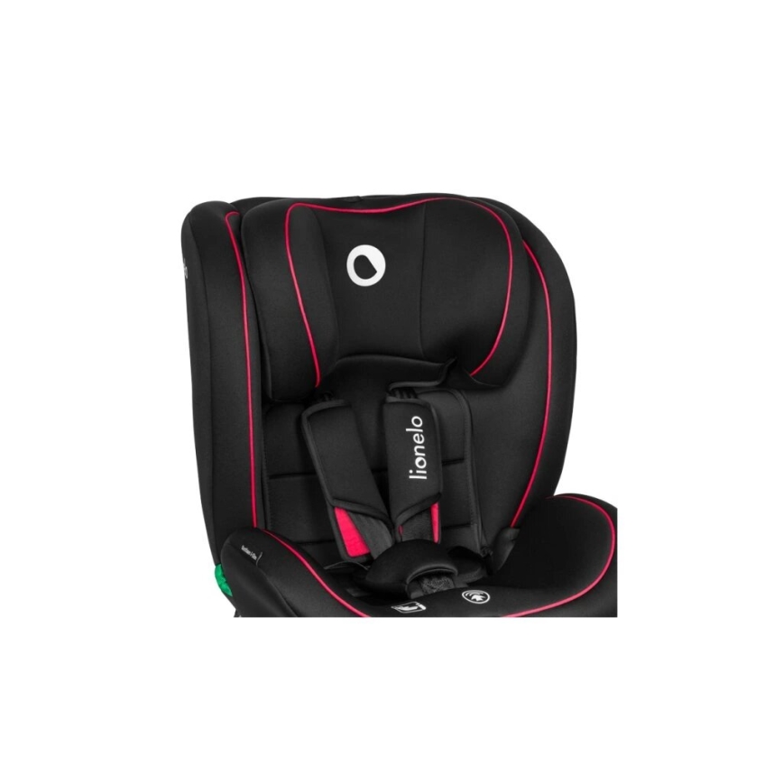 Lionelo - Cadeira auto BASTIAAN i-Tamanho 40-150 cm preto/vermelho