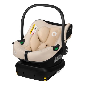 Lionelo - Cadeira auto com base giratória ASTRID SET i-Size 40-87 cm Bege Areia