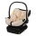 Lionelo - Cadeira auto com base giratória ASTRID SET i-Size 40-87 cm Bege Areia