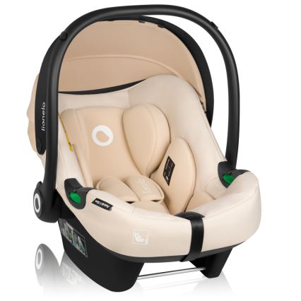 Lionelo - Cadeira auto com base giratória ASTRID SET i-Size 40-87 cm Bege Areia