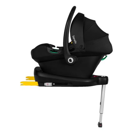 Lionelo - Cadeira auto com base giratória ASTRID SET i-Size 40-87 cm Preto/Cinzento