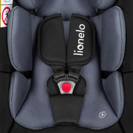 Lionelo - Cadeira auto com base giratória ASTRID SET i-Size 40-87 cm Preto/Cinzento