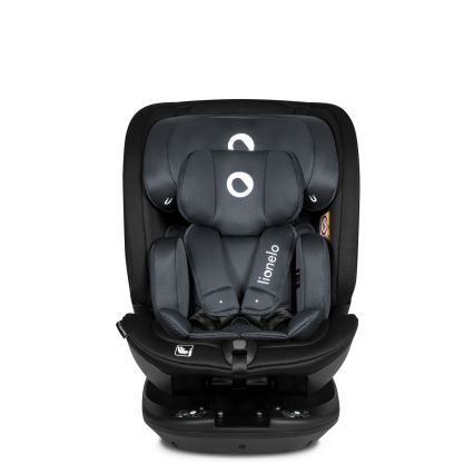Lionelo - Cadeira auto com base giratória BASTIAAN i-Size 40-150 cm Grey Stone