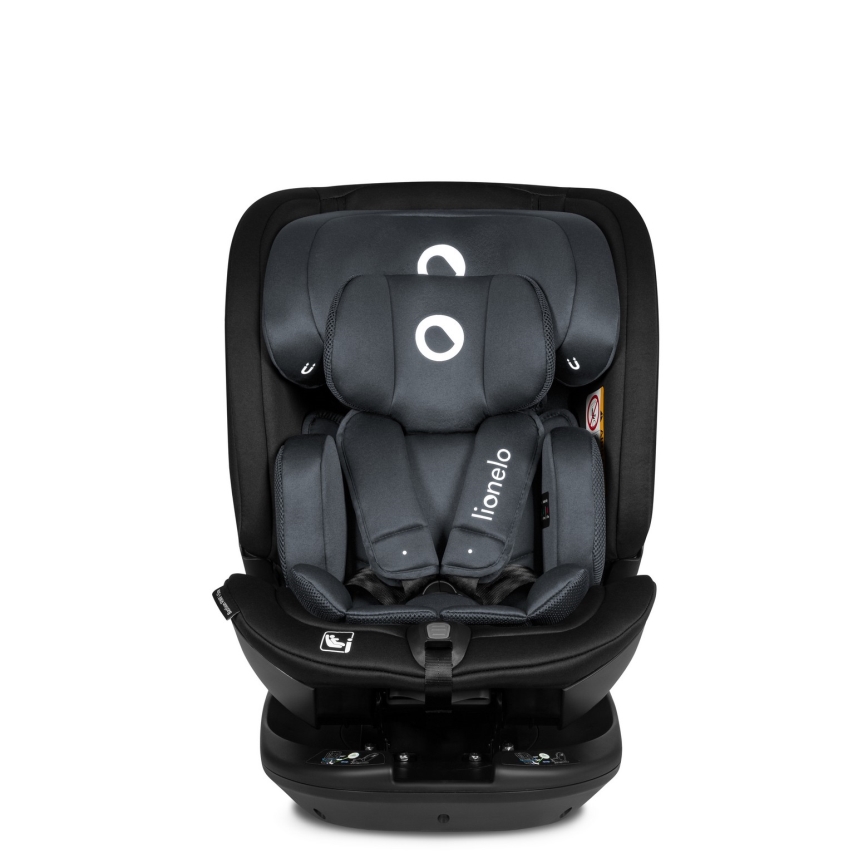 Lionelo - Cadeira auto com base giratória BASTIAAN i-Size 40-150 cm Grey Stone