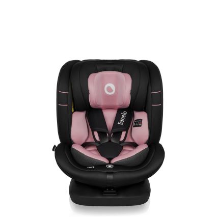 Lionelo - Cadeira auto com base giratória BASTIAAN i-Size 40-150 cm Pink Rose