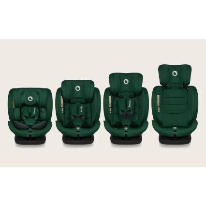 Lionelo - Cadeira auto com base giratória BASTIAAN i-Size 40-150 cm Verde Floresta