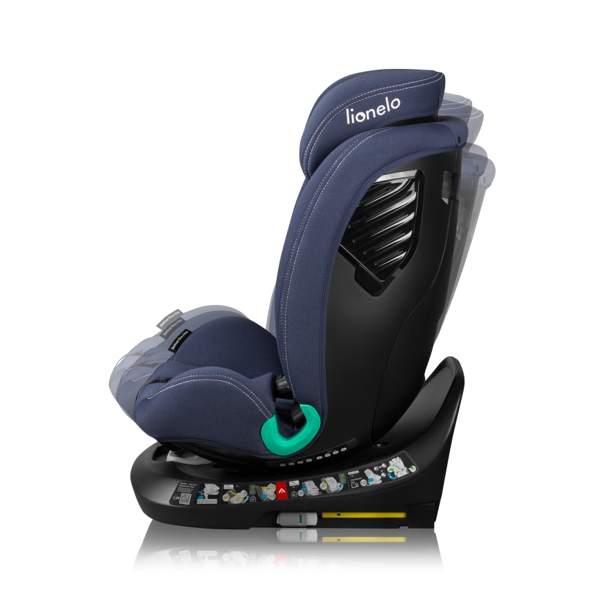 Lionelo - Cadeira auto com base giratória BASTIAAN ONE i-Size 40-150 cm Azul Marinho