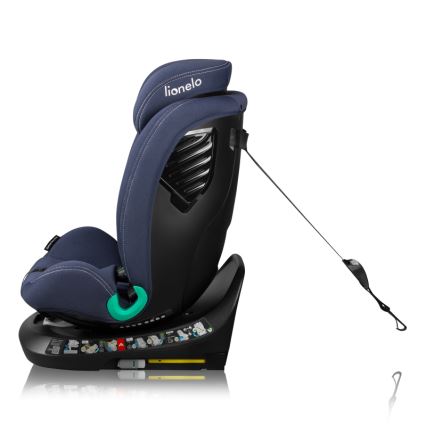 Lionelo - Cadeira auto com base giratória BASTIAAN ONE i-Size 40-150 cm Azul Marinho