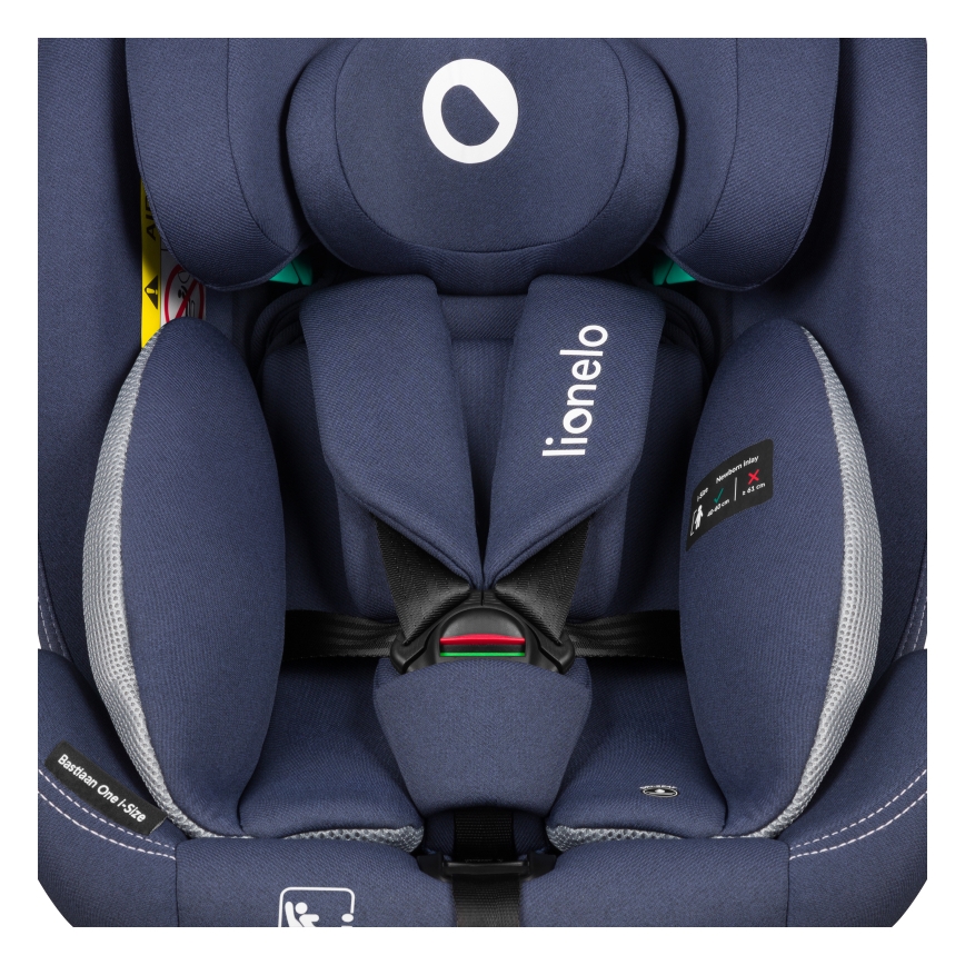 Lionelo - Cadeira auto com base giratória BASTIAAN ONE i-Size 40-150 cm Azul Marinho