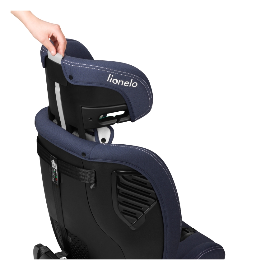 Lionelo - Cadeira auto com base giratória BASTIAAN ONE i-Size 40-150 cm Azul Marinho