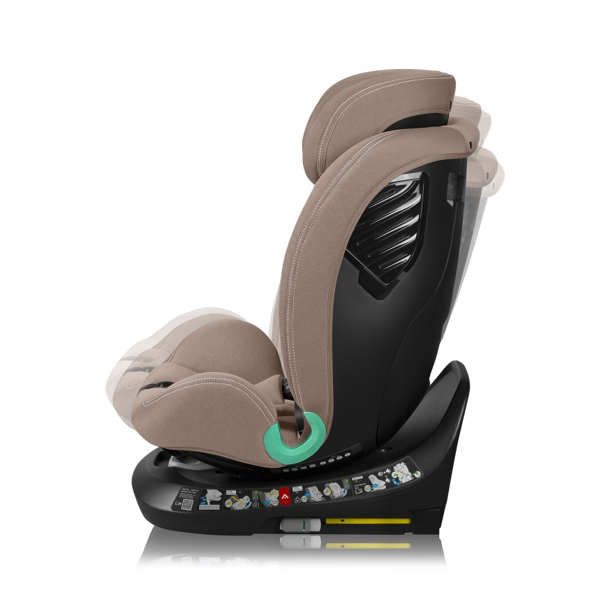 Lionelo - Cadeira auto com base giratória BASTIAAN ONE i-Size 40-150 cm Bege Areia