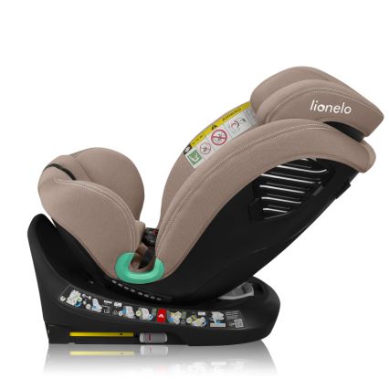 Lionelo - Cadeira auto com base giratória BASTIAAN ONE i-Size 40-150 cm Bege Areia