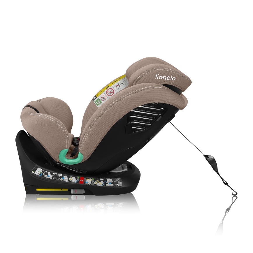 Lionelo - Cadeira auto com base giratória BASTIAAN ONE i-Size 40-150 cm Bege Areia
