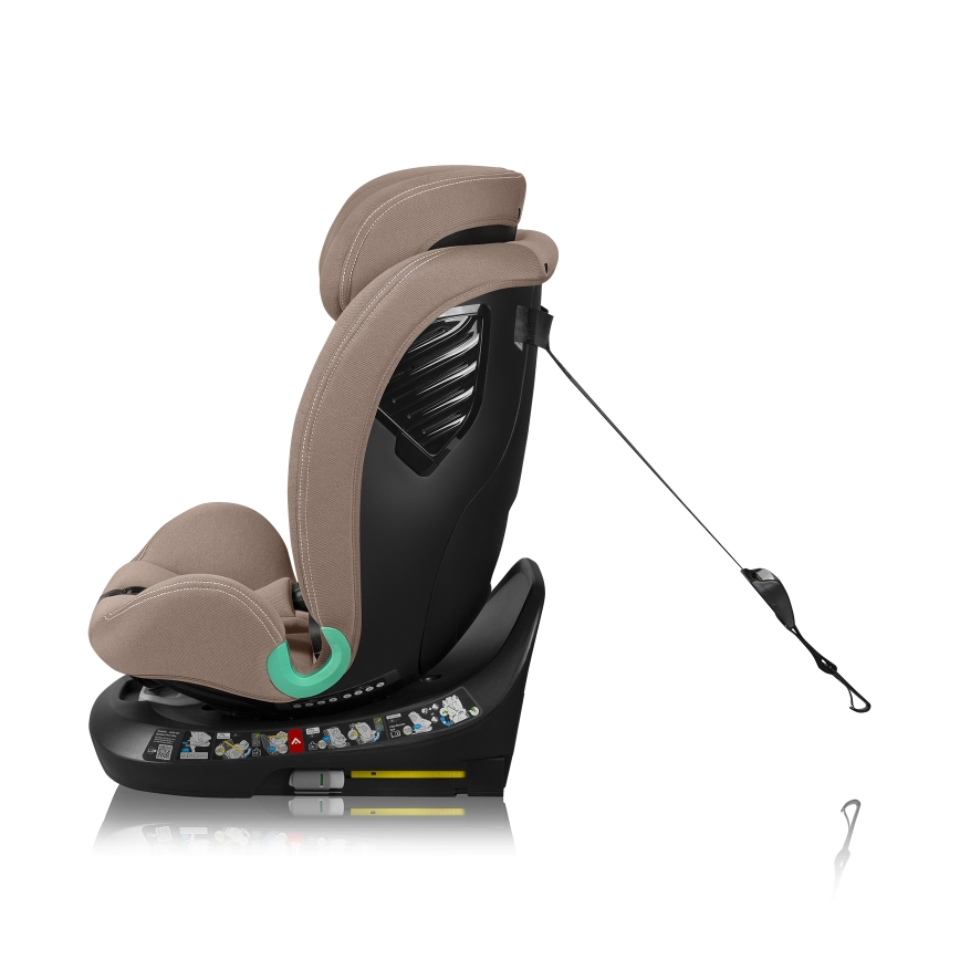Lionelo - Cadeira auto com base giratória BASTIAAN ONE i-Size 40-150 cm Bege Areia