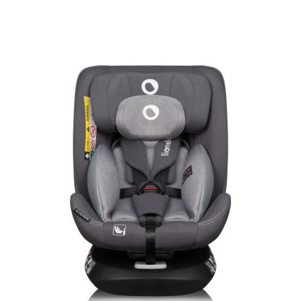 Lionelo - Cadeira auto com base giratória BASTIAAN ONE i-Size 40-150 cm Pedra Cinzenta