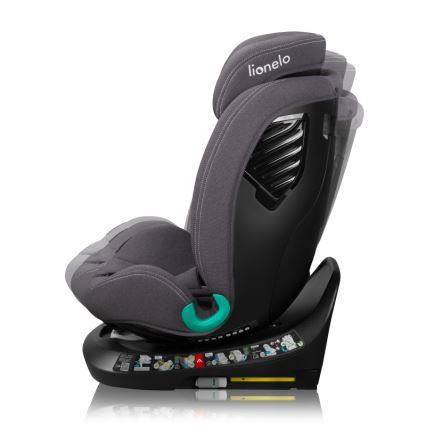 Lionelo - Cadeira auto com base giratória BASTIAAN ONE i-Size 40-150 cm Pedra Cinzenta