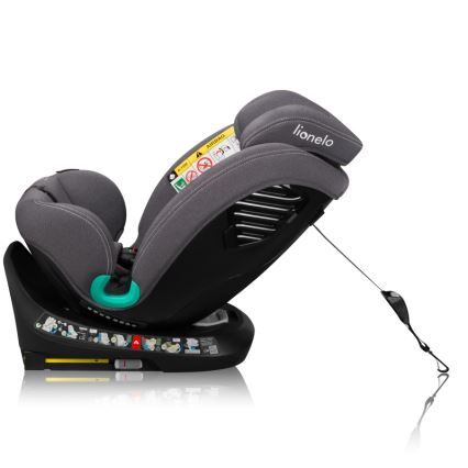 Lionelo - Cadeira auto com base giratória BASTIAAN ONE i-Size 40-150 cm Pedra Cinzenta