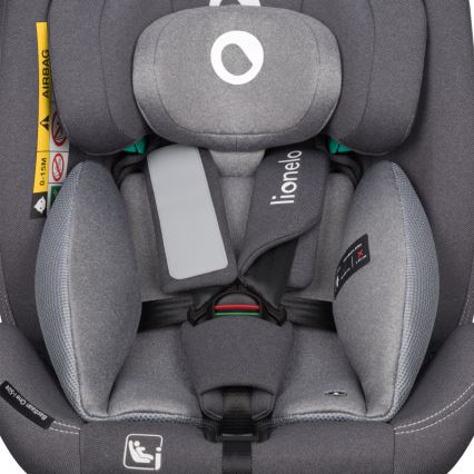 Lionelo - Cadeira auto com base giratória BASTIAAN ONE i-Size 40-150 cm Pedra Cinzenta
