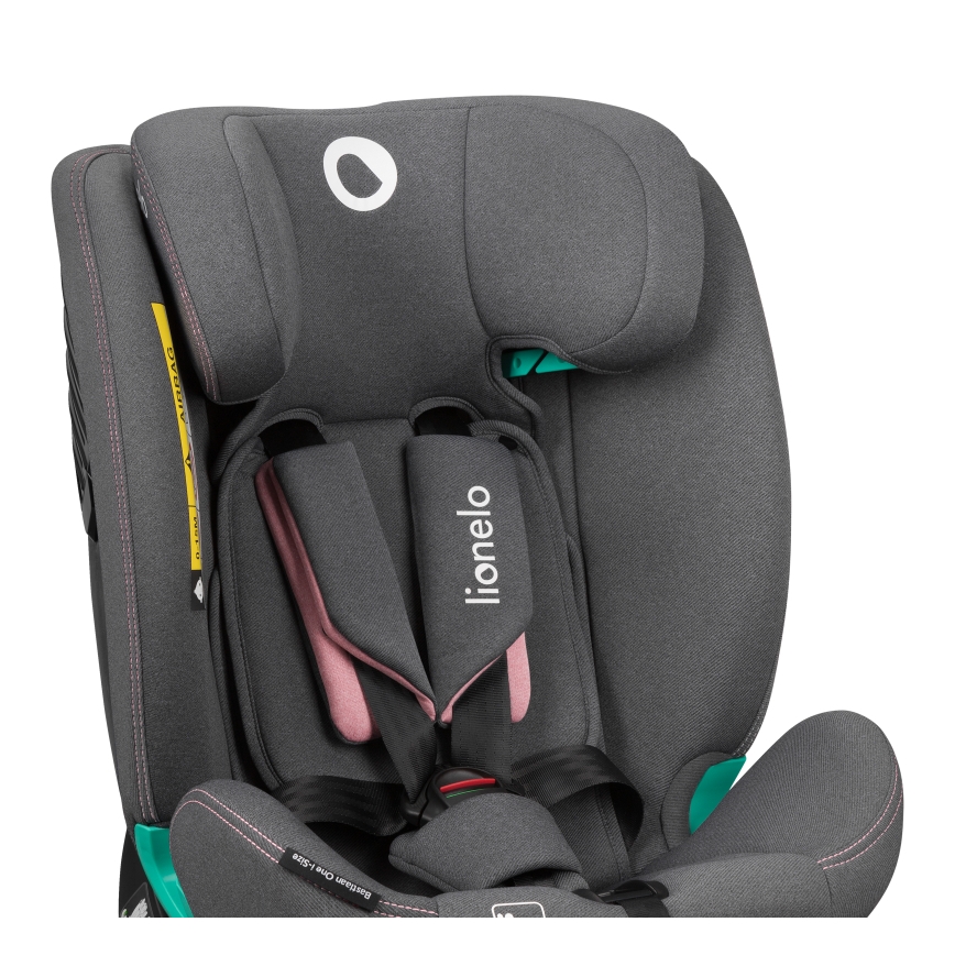 Lionelo - Cadeira Auto com base giratória BASTIAAN ONE i-Size 40-150 cm Rosa Pink