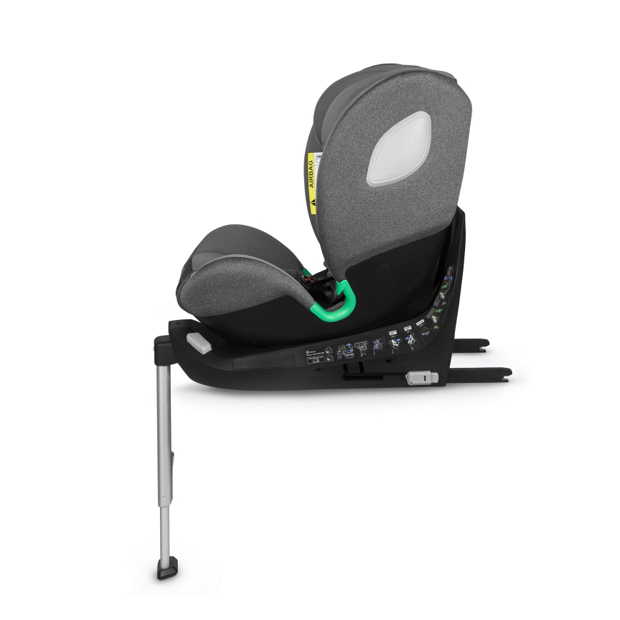 Lionelo - Cadeira auto com base giratória BRAAM i-Size 40-150 cm Pedra Cinzenta