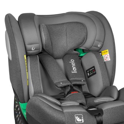 Lionelo - Cadeira auto com base giratória BRAAM i-Size 40-150 cm Pedra Cinzenta