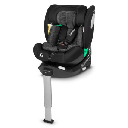 Lionelo - Cadeira auto com base giratória BRAAM i-Size 40-150 cm Preto Carbono