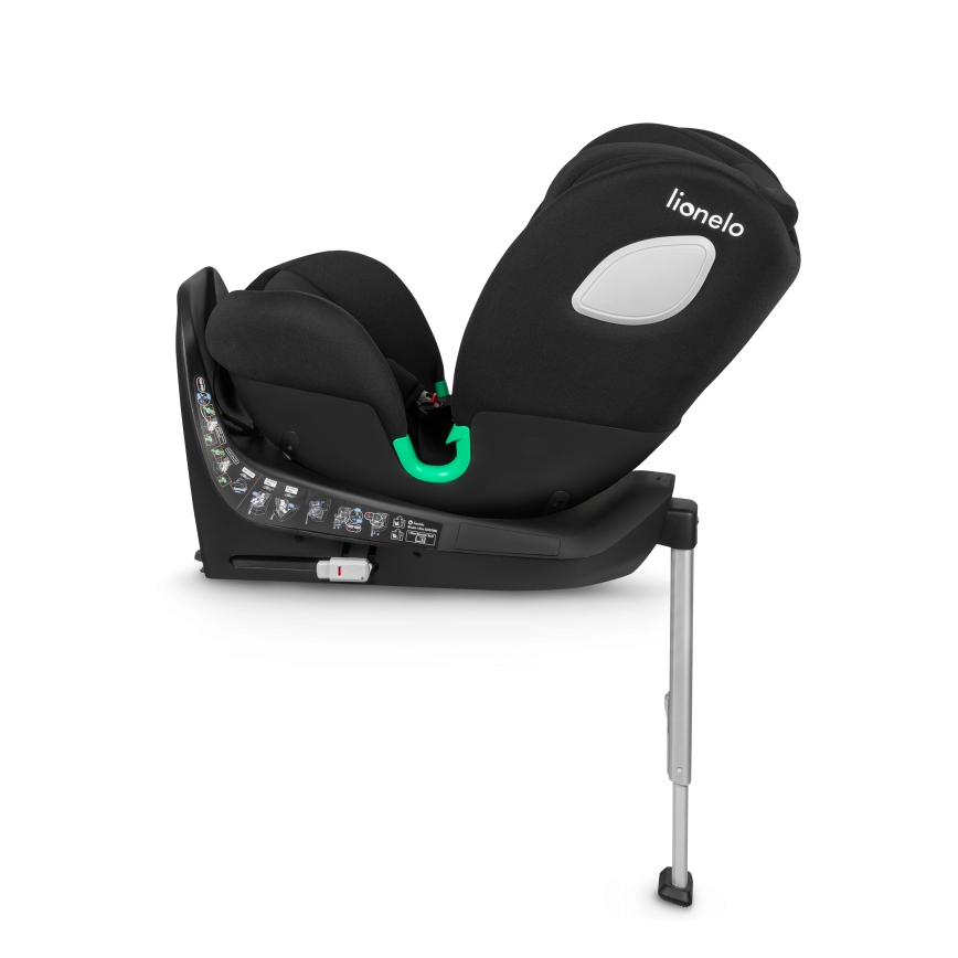 Lionelo - Cadeira auto com base giratória BRAAM i-Size 40-150 cm Preto Carbono